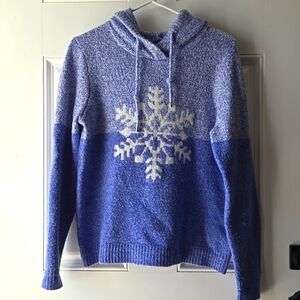 Cupcakes & Cashmere Snowflake Knit Hoodie